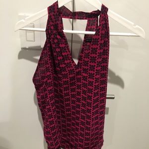 Banana Republic Tie Neck Blouse Size Small